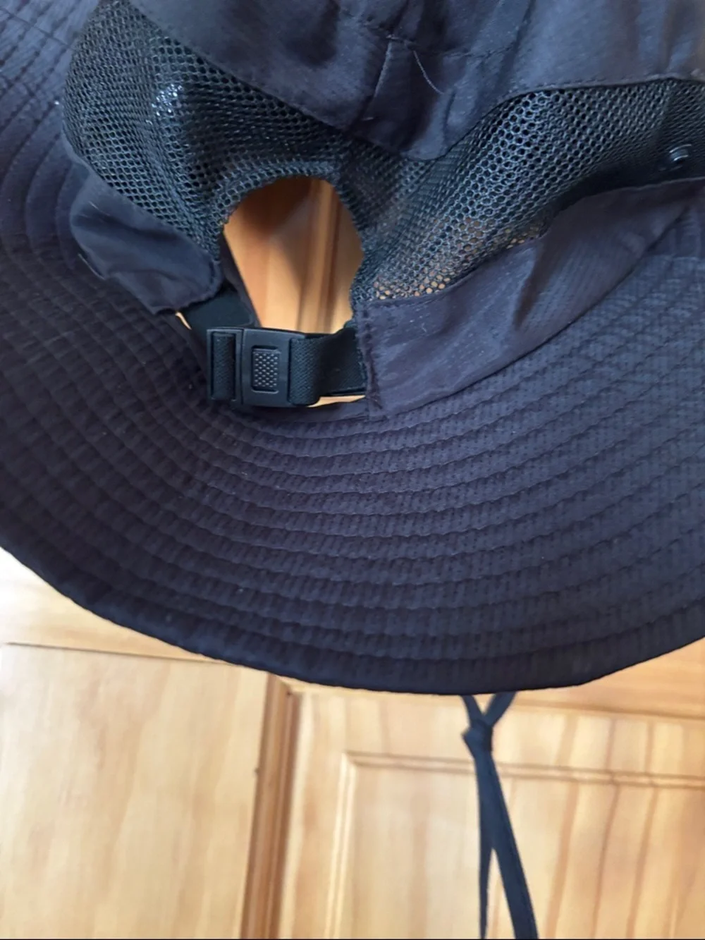 Sun Shade Black Ventilated Hat